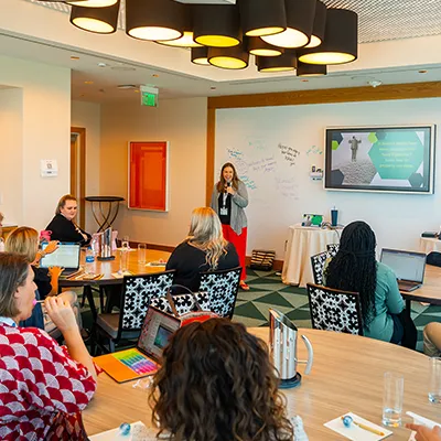 People attending an ABA conference