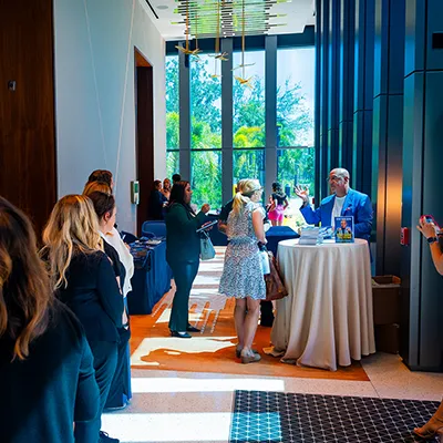 People attending an ABA conference