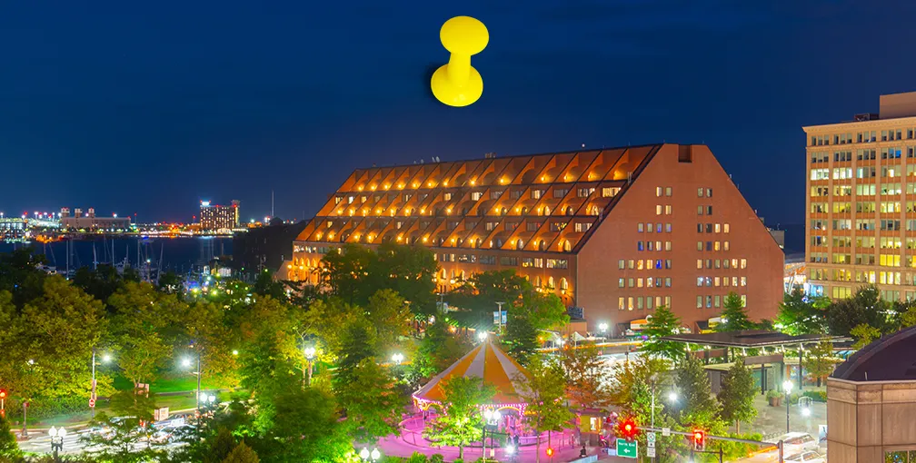 Boston Marriot Long Wharf exterior